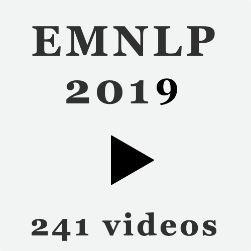 EMNLP-IJCNLP 2019 Videos